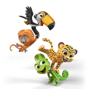 Mascotes Amigos da Natureza Tekbond 1