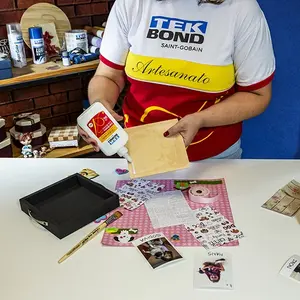 Foto de aplicação - Cola Branca PVA Artesanato - 4