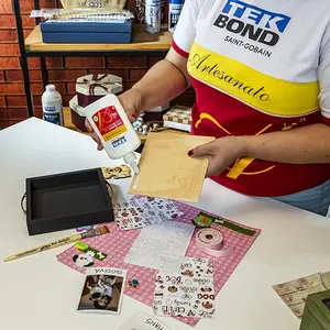 Foto de aplicação - Cola Branca PVA Artesanato - 5