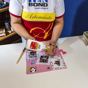 Foto de aplicação - Cola Branca PVA Artesanato - 7
