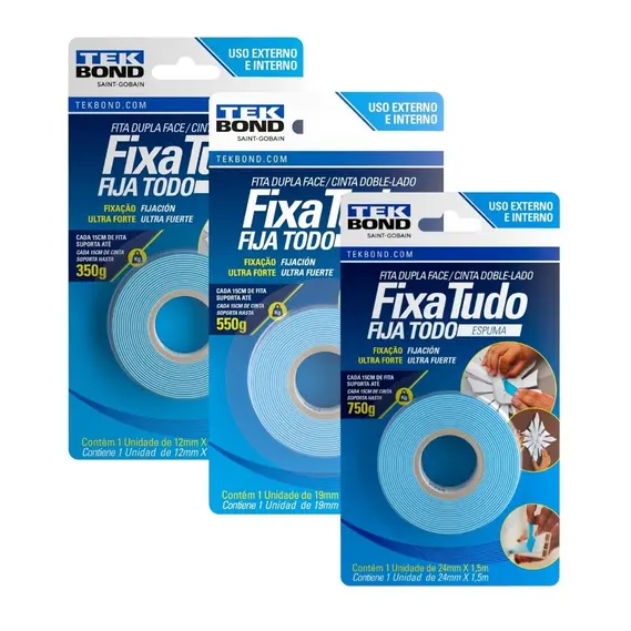 Fita Dupla Face Espuma | Tekbond.com.br