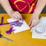 Foto de aplicação - Fita Papel Dupla Face - 1