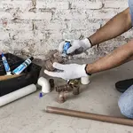 Foto de aplicação - Cola de PVC - 3